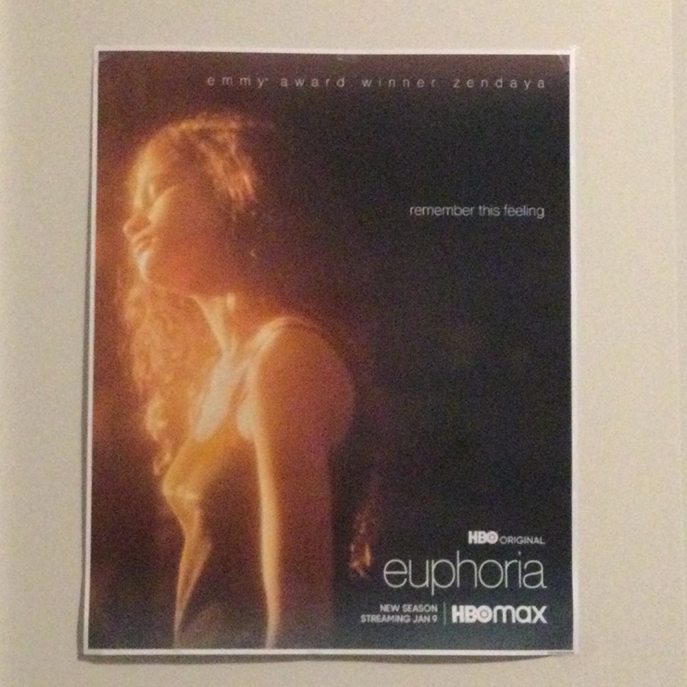 *FREE ADD ON ITEM* Euphoria s2 poster